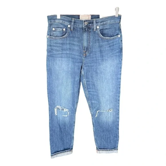Everlane - NWT The Summer Distressed Straight Ankle Jean Sz 27
